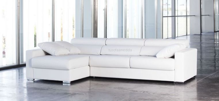 Chaise longue cama blanco