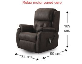 Sillón relax motor pared cero