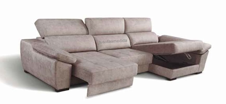 ▷ Comprar sofás chaise longue de tela